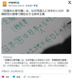 「目覚めた保守層」は、なぜ外国人に牙をむくのか新興政党の登場で顕在化する排外主義のイメージ画像