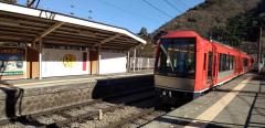 のんびりと箱根登山鉄道のイメージ画像
