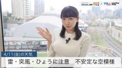雷・突風・ひょうに注意！不安定な空模様のイメージ画像