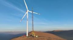 最大標高の風力発電所、1基目が据付に成功―中国のイメージ画像