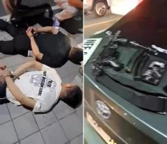 マカティで銃撃発生中国人２人逮捕、機関銃押収