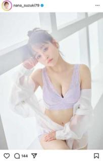 「セクシーで魅力的」鈴木奈々、“自信のバスト”を解放！透明感溢れるボディ披露