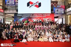 「JAPAN EXPO THAILAND 2025」記者会見に参加したタイのアイドルたち