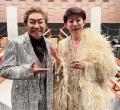 美川憲一、両膝に人工関節の大手術したコロッケと2ショット「復帰第一回目だったのよ〜」