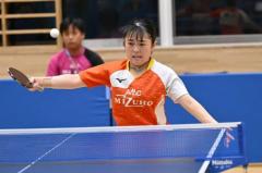 愛み大瑞穂・川原夕奈、星槎横浜・牧野美玲らが2回戦勝利＜卓球・インターハイ2025/女子シングルス2回戦①＞