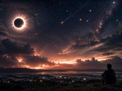 2026年8月12日、皆既日食・ペルセウス座流星群・惑星直列が同時発生！ ネットで「終末論」が再燃する理由のイメージ画像