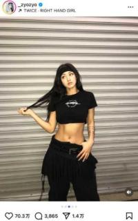 「DIVA」ジヒョ、驚異の美腹筋披露！MATIN KIMの新作ルックで放つ圧倒的な存在感にファン絶賛