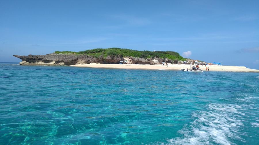 コマカ島から本島へのイメージ画像