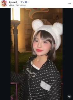 「イッテQ！」新メンバー候補生で話題“きゃすみる”辻加純、胸元ざっくりオフショルドレス姿公開「プリンセス」「綺麗」の声のイメージ画像