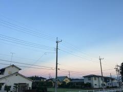 上三川町の夕日のイメージ画像