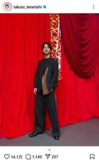 timelesz・寺西拓人「ぐるナイ」に登場！“ビジュ爆発”の黒ジャケットにファン絶賛『イケすぎん？』『イケメンにも程がある』のイメージ画像
