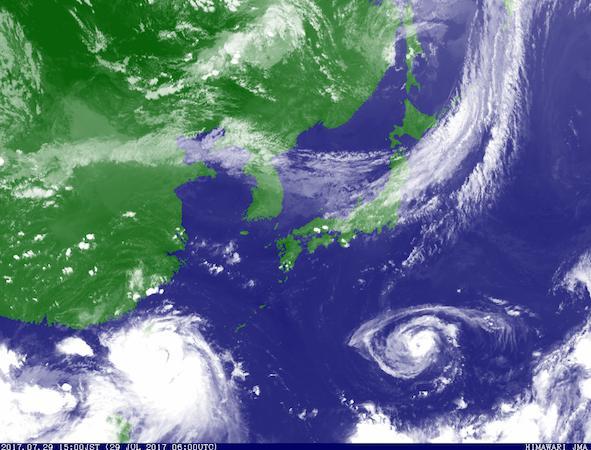 台風10号発生 7月としては46年ぶり8個目 5号は再び日本へ