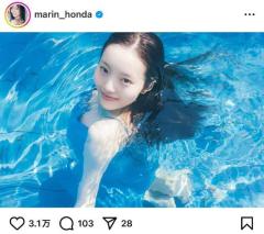 本田真凜、1st写真集「MARIN」が発売前に重版決定！！透明感あふれる水中ショットに「可愛すぎ」の声