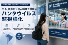 タイ、南米からの入国者を対象にハンタウイルス監視強化470人検査も疑い例なしのイメージ画像