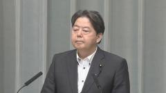 林官房長官 自衛隊機が緊急発進する事態に「遺憾」 13日に韓国空軍機が嘉手納基地に“燃料枯渇”で着陸