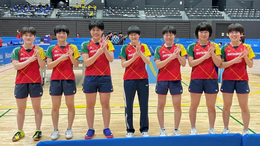 🏃🏾四天王寺、盤石の布陣で7連覇達成＜全国高校選抜卓球大会・女子団体決勝＞