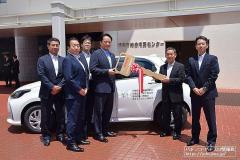 千葉県遊協、千葉県ヤクルト販売と共同で福祉車両を寄贈