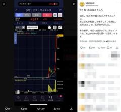 「幻の6000万円」に悔しさが止まらない！Xユーザーが20円で売った株がまさかの高騰のイメージ画像