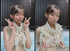 【似鳥沙也加】ほぼヌードでGカップバスト大サービス！ビーズを身に纏い”クレオパトラ超え”ショット披露のイメージ画像