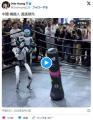 中国のロボット、ボクシング対決する..
