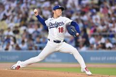 ドジャース、延長戦敗れてカード負け越し 山本由伸7回4失点もスコット救援失敗で13勝目消滅 大谷翔平は4打数4三振のイメージ画像