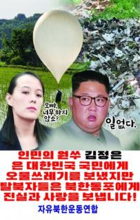 韓国の脱北民団体が「ビラ20万枚」を北朝鮮に飛ばすのイメージ画像