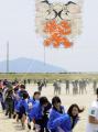 100畳敷大凧再開へ 過去墜落で7人死傷..
