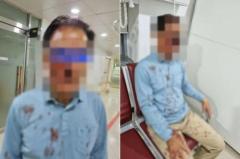 「鼻の骨が折れ流血」…タクシー運転手を暴行した泥酔男＝韓国のイメージ画像