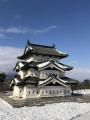 雪の「弘前城」