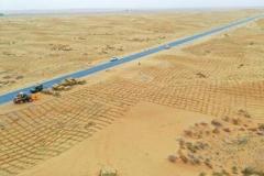 内モンゴル自治区のトングリ砂漠、「草方格」で砂漠化対策―中国のイメージ画像