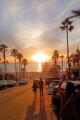 マンハッタンビーチの夕焼け