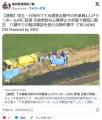 下水道管点検中の作業員4人がマンホー..