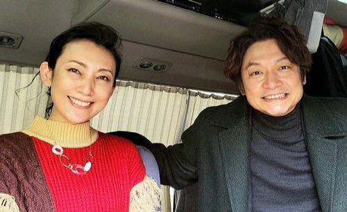 香取慎吾と田中美里とのショットに「素敵な２ショット」