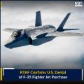 アメリカ、第5世代F-35ステルス戦闘機のタイへの販売を拒否