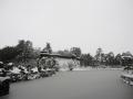 雪の松江城