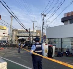 小学生の列に車突っ込む、児童含む5人を搬送 福岡・筑紫野市のイメージ画像