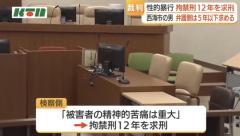 失神させホテルに連れ込み性的暴行 無職の男に拘禁刑12年を求刑のイメージ画像