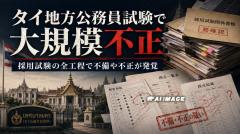タイ地方公務員採用試験で大規模不正、調査で「ほぼ全工程」に問題―得点改ざんや定員超過ものイメージ画像