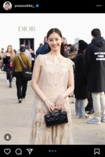 新木優子、DIORのショー参加で豪華すぎる2ショット公開「写真撮れる世界線羨ましすぎる」