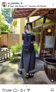 山田優、夏コーデを披露“大きなリボンにも負けない優ちゃんが素敵すぎる”とファン絶賛のイメージ画像