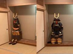 これこそプロの業居合術家が行う「甲冑の飾り付けビフォーアフター」に驚愕