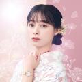 橋本環奈、桜柄の和服姿でAngel Heartの..