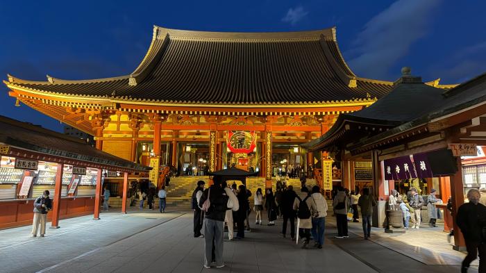 浅草寺の本堂（観音堂）のイメージ画像