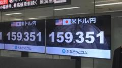 一時1ドル＝159円台 円買いの日米協調介入の効果、半分失うのイメージ画像