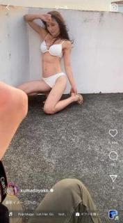 熊田曜子、「変わらないプロポーション圧巻。」オフムービー公開で美スタイル披露