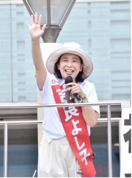 衰退共産・吉良佳子氏 現政権を批判「軍事じゃなくて教育」