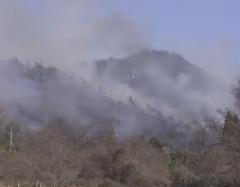 岡山市南部の山林火災、延焼続く 夜になっても火の勢い衰えず、鎮圧めどたたず けが人の情報なしのイメージ画像