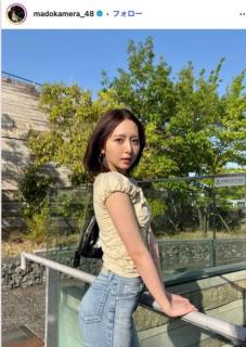 元HKT48メンバー、母親とレストランへ 美肩輝くキャミソール姿に視線集中「透明感がすごい」「お母様もエレガント」と反響のイメージ画像