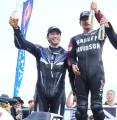 長瀬智也、バイクレース２位に歓声＆拍手「うれしい！」長髪なびかせ疾走