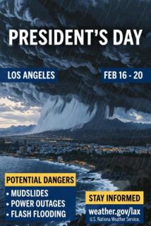 President’s Day Adverse Weather Event